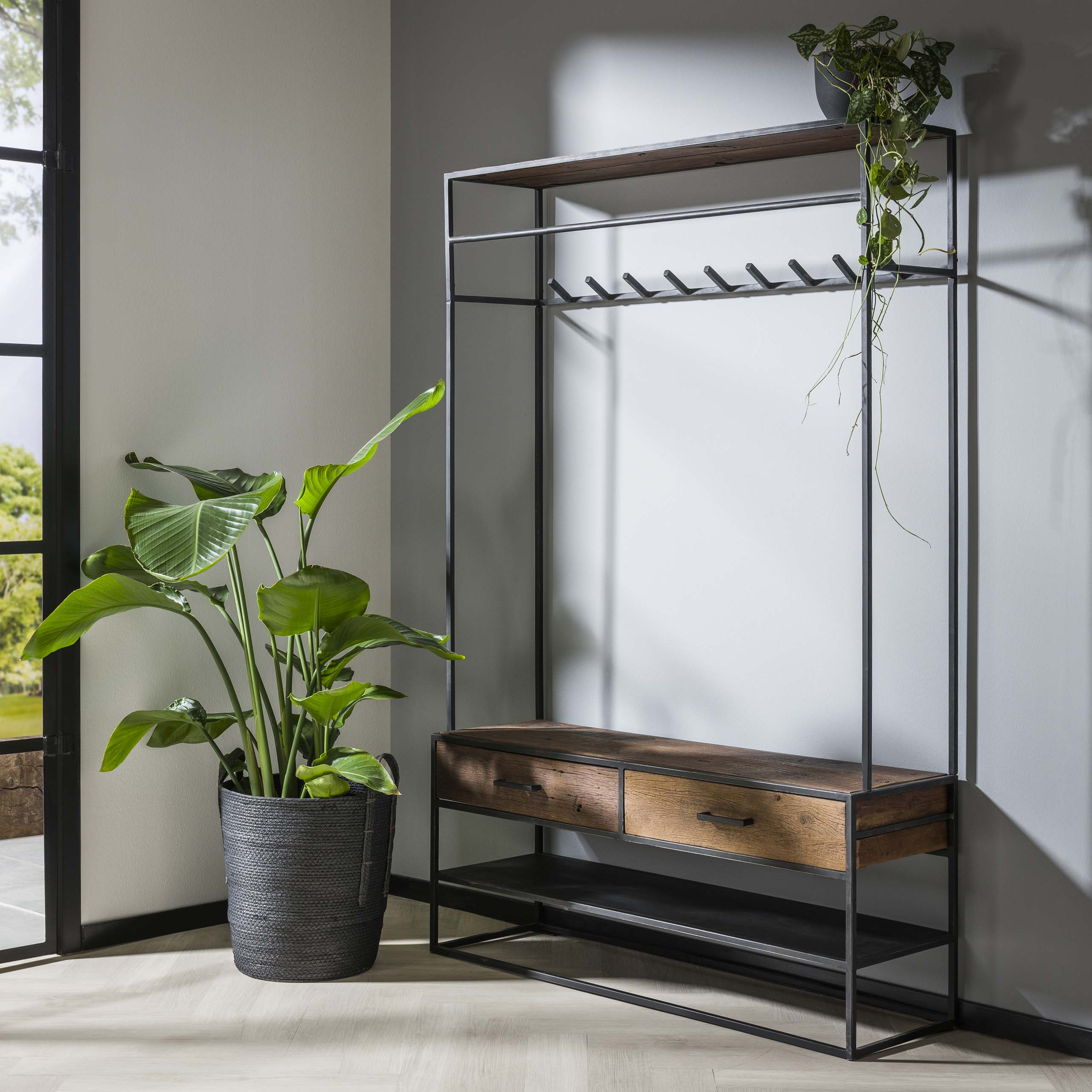Mueble armario 2L blend / Madera dura robusta