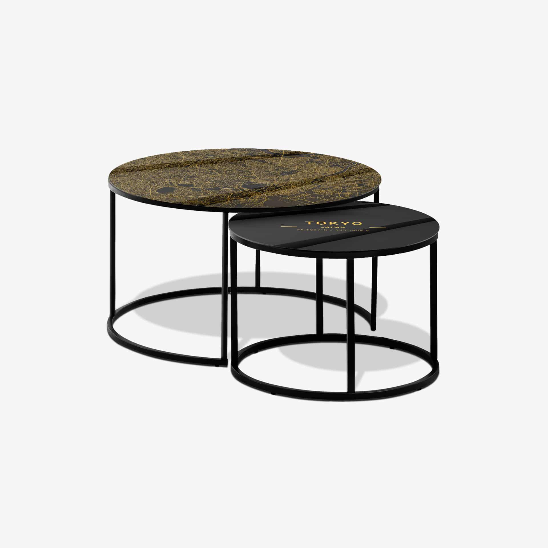 Mesa de centro Negro - Tokyo Gold