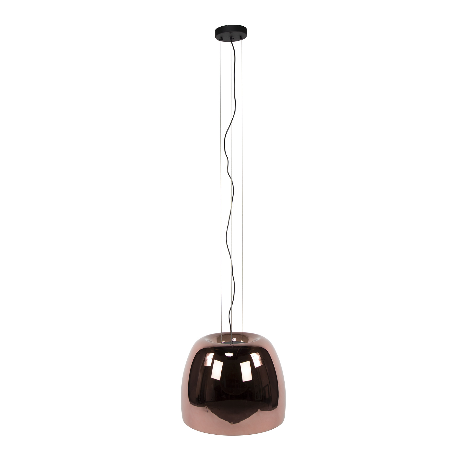 Lámpara colgante Drift Glass XL 1 luz - Vidrio cobre