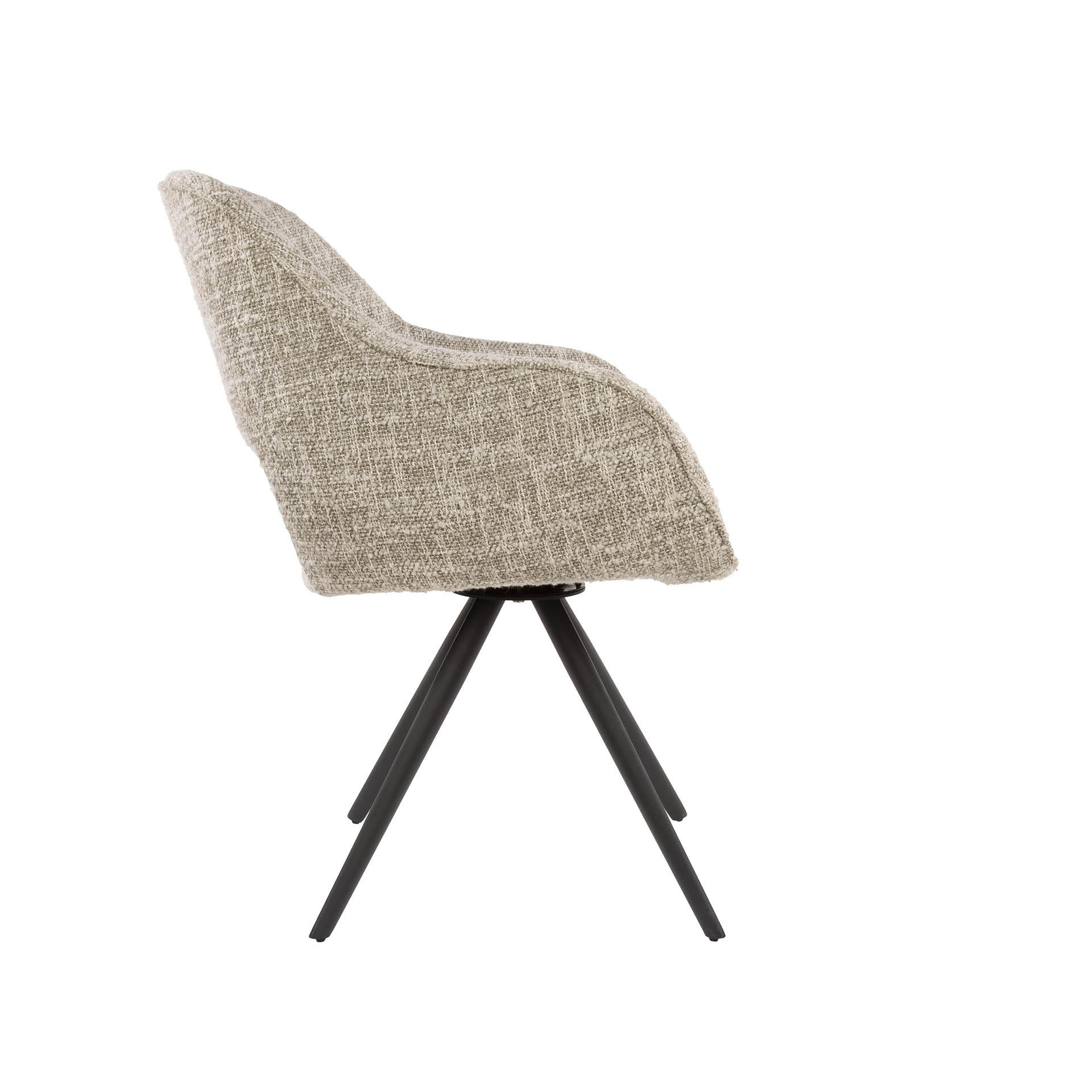 Armchair spring swiveling. VPE2 / Eagle off-white