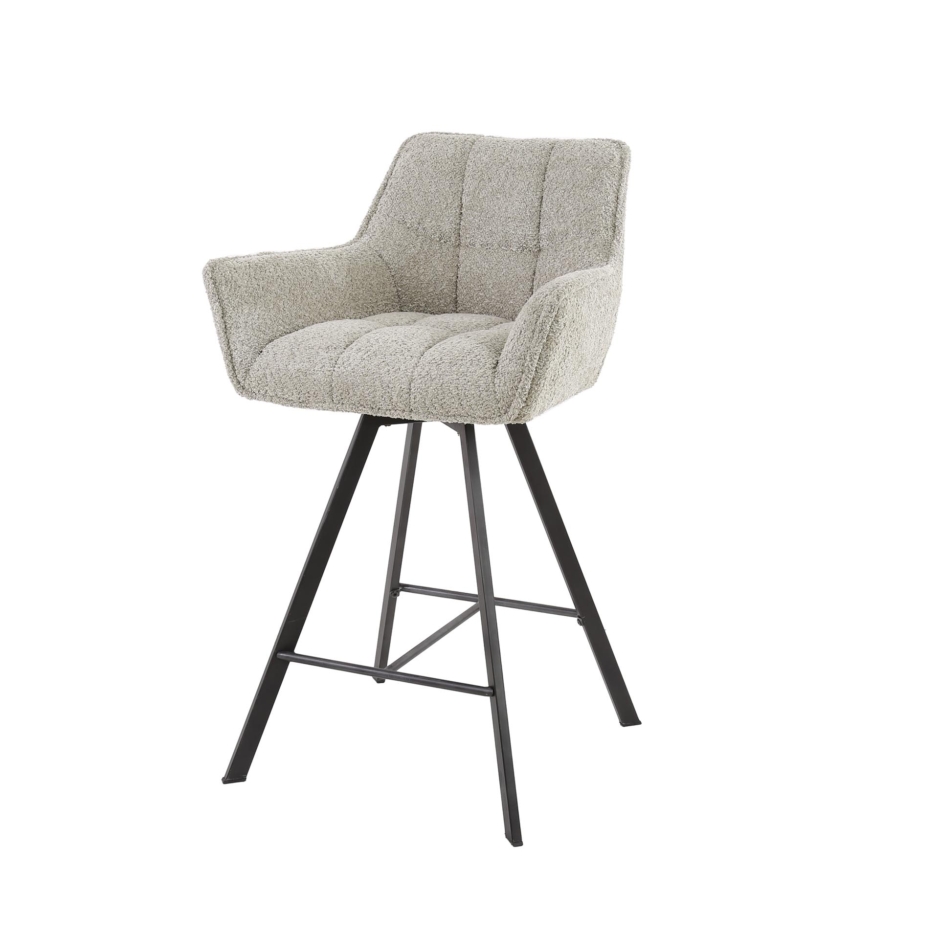 Bar chair grid rotatable. VPE2 / Boucle sand color