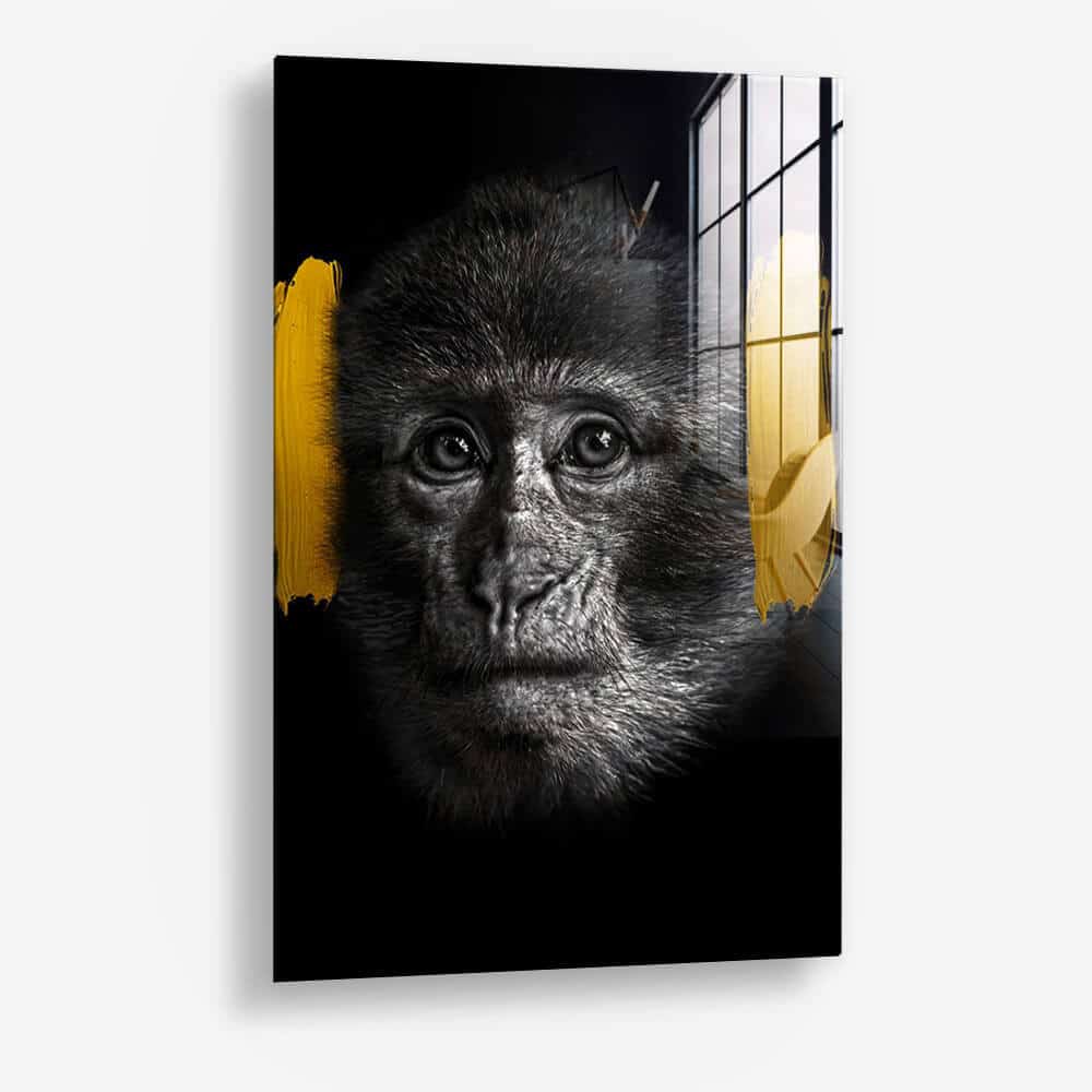 Monkey (hear no evil) - Glass