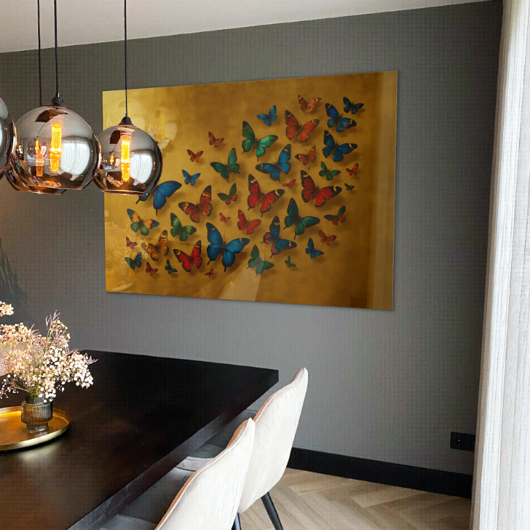 Butterfly Paint - Glass