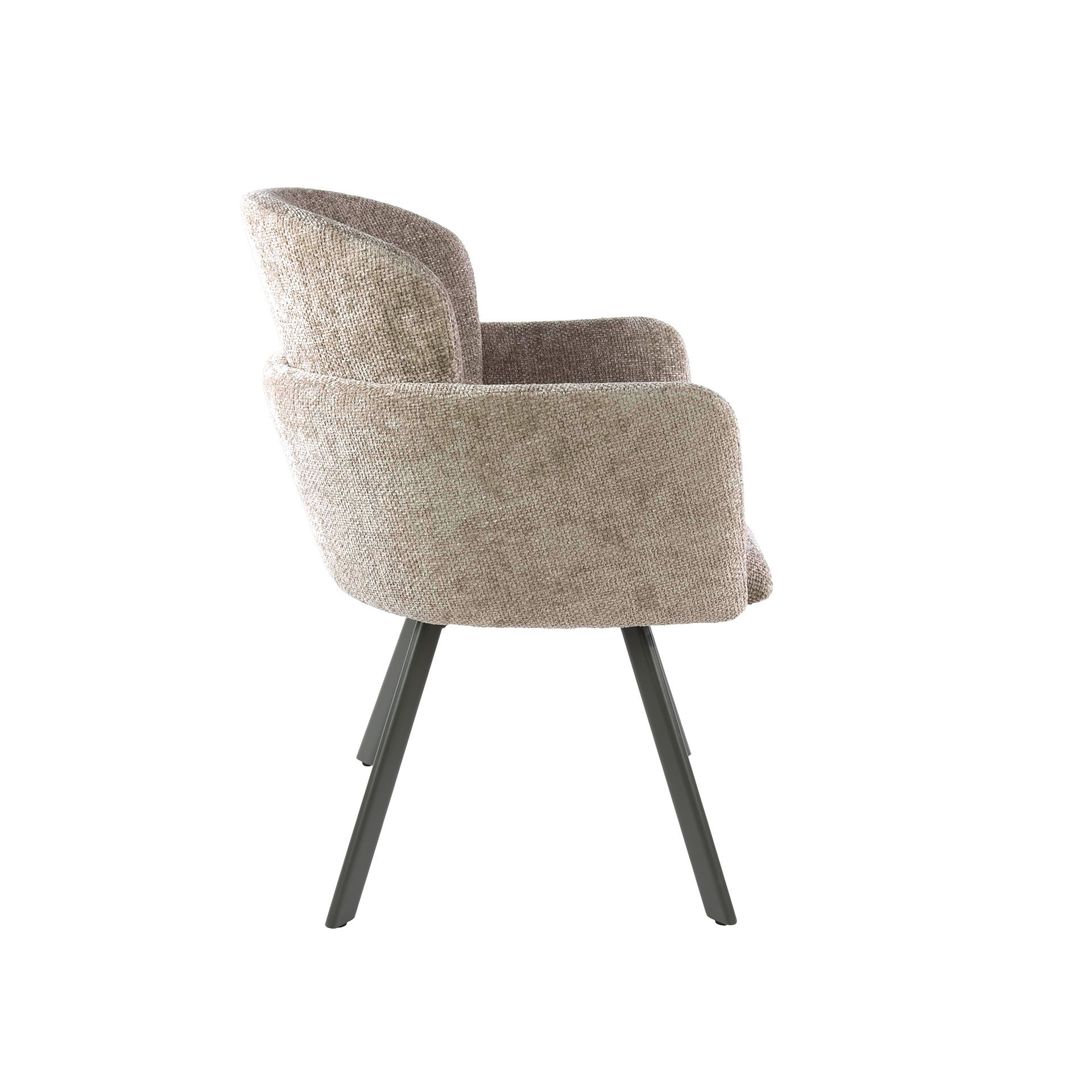 Armchair Embrace rotatable - set of 2 - Hoven sand