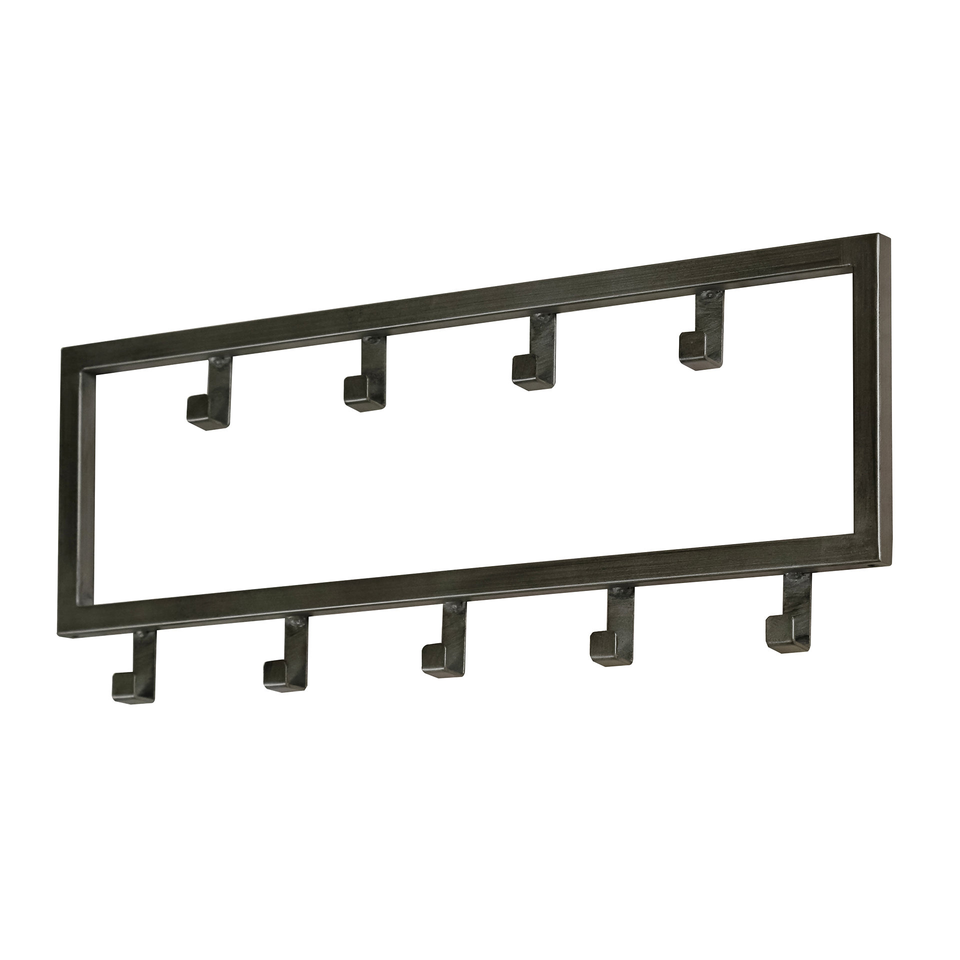 Coat rack Steel square (9 hooks)