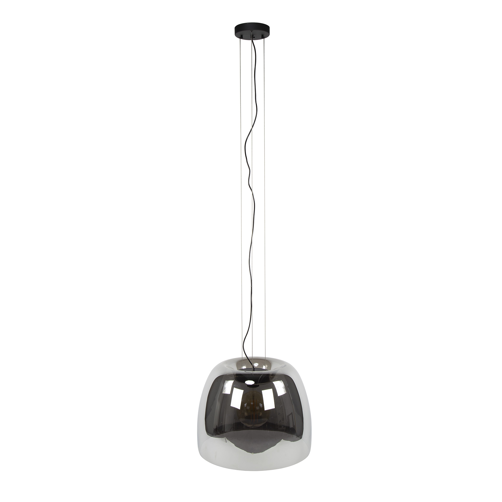 Lámpara colgante Drift Glass XL - Vidrio gris humo