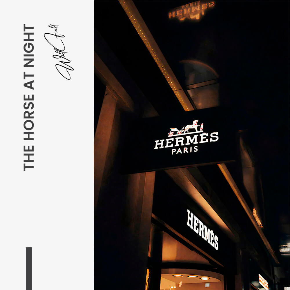 The Horse at Night – Vidrio