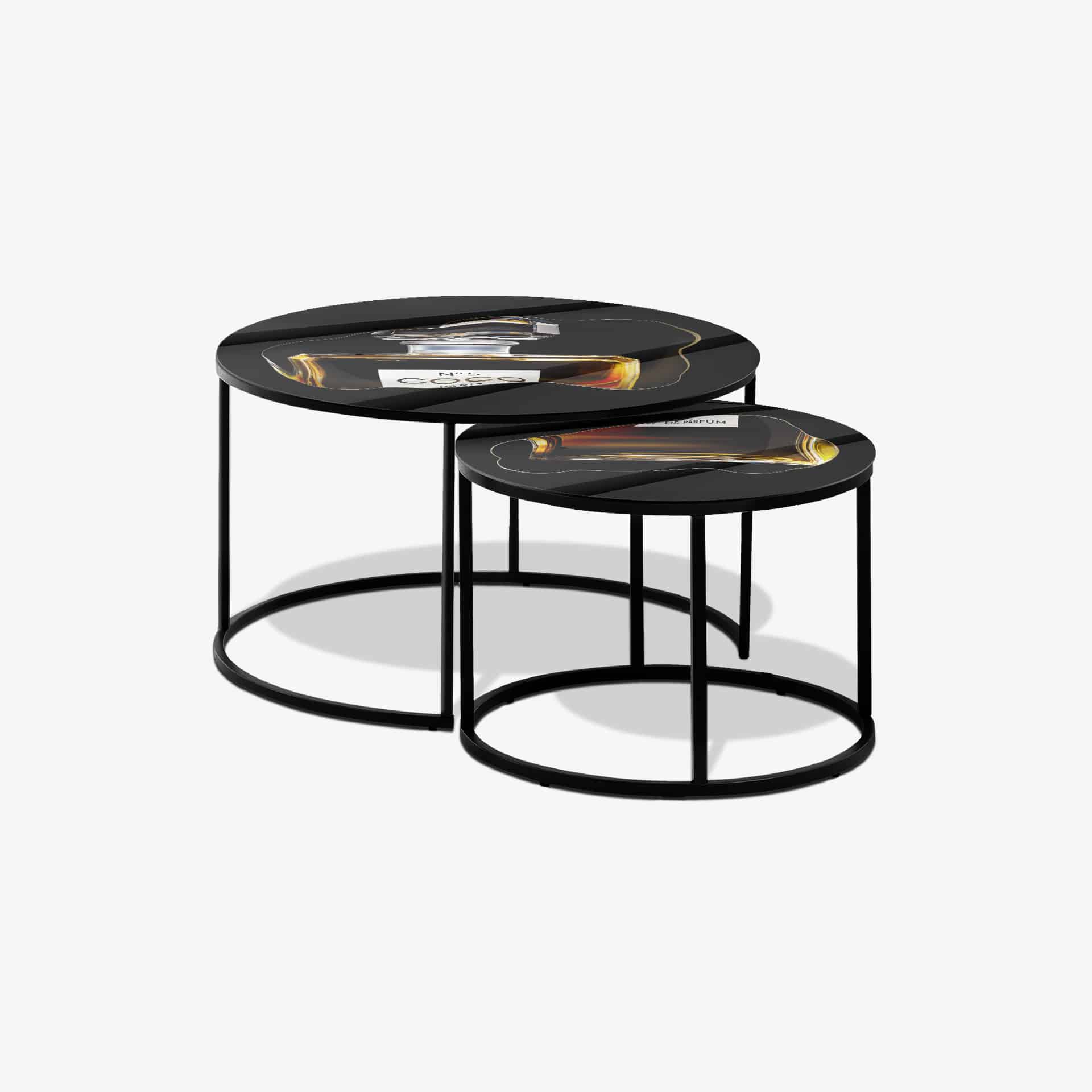 Mesa de centro Negra - N5 Droplet