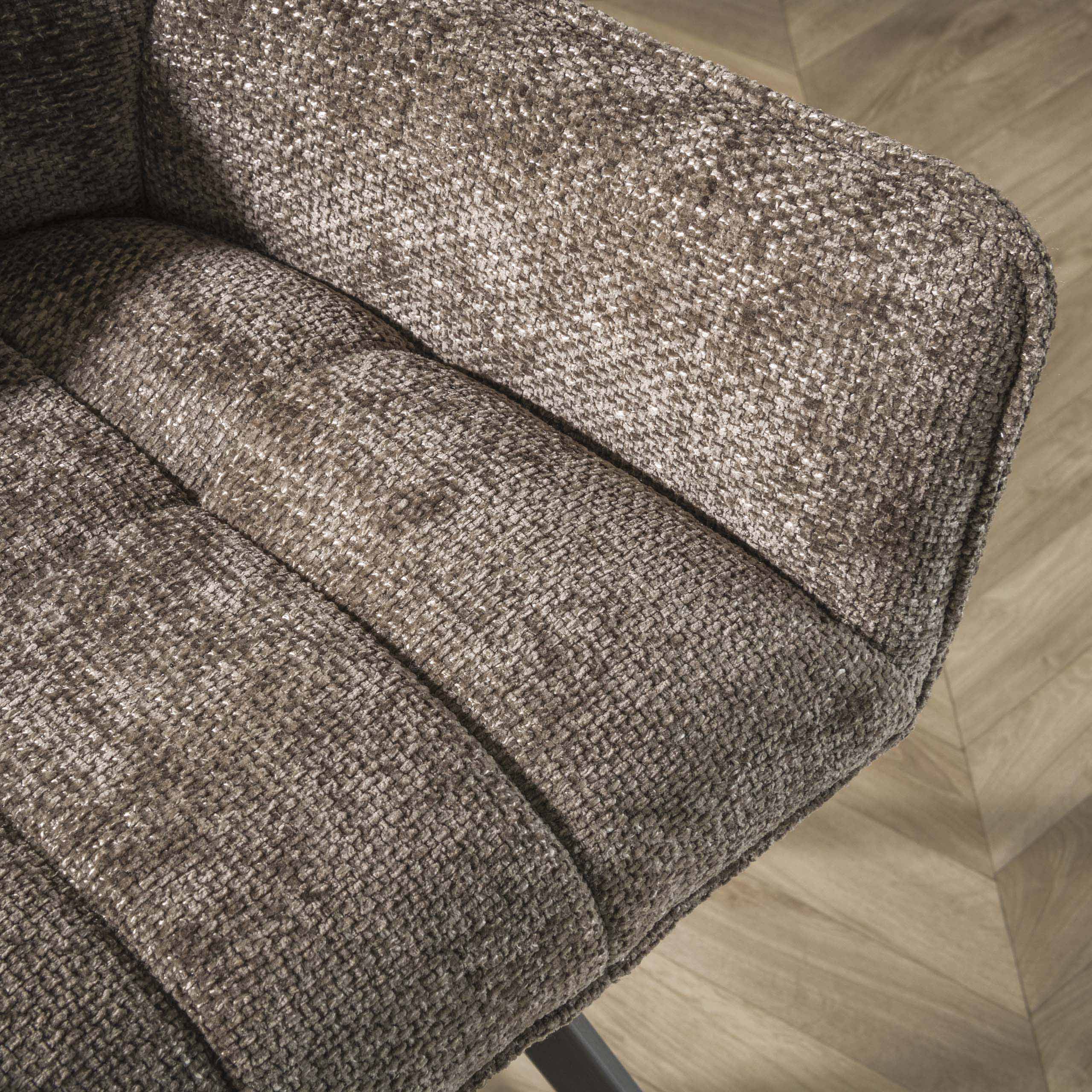 Armchair Lounge swiveling - set of 2 - Hoven taupe