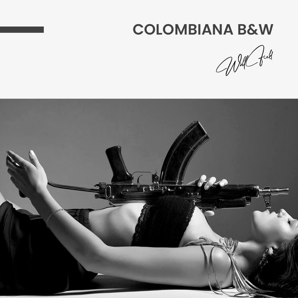 Colombiana B&W – Glass