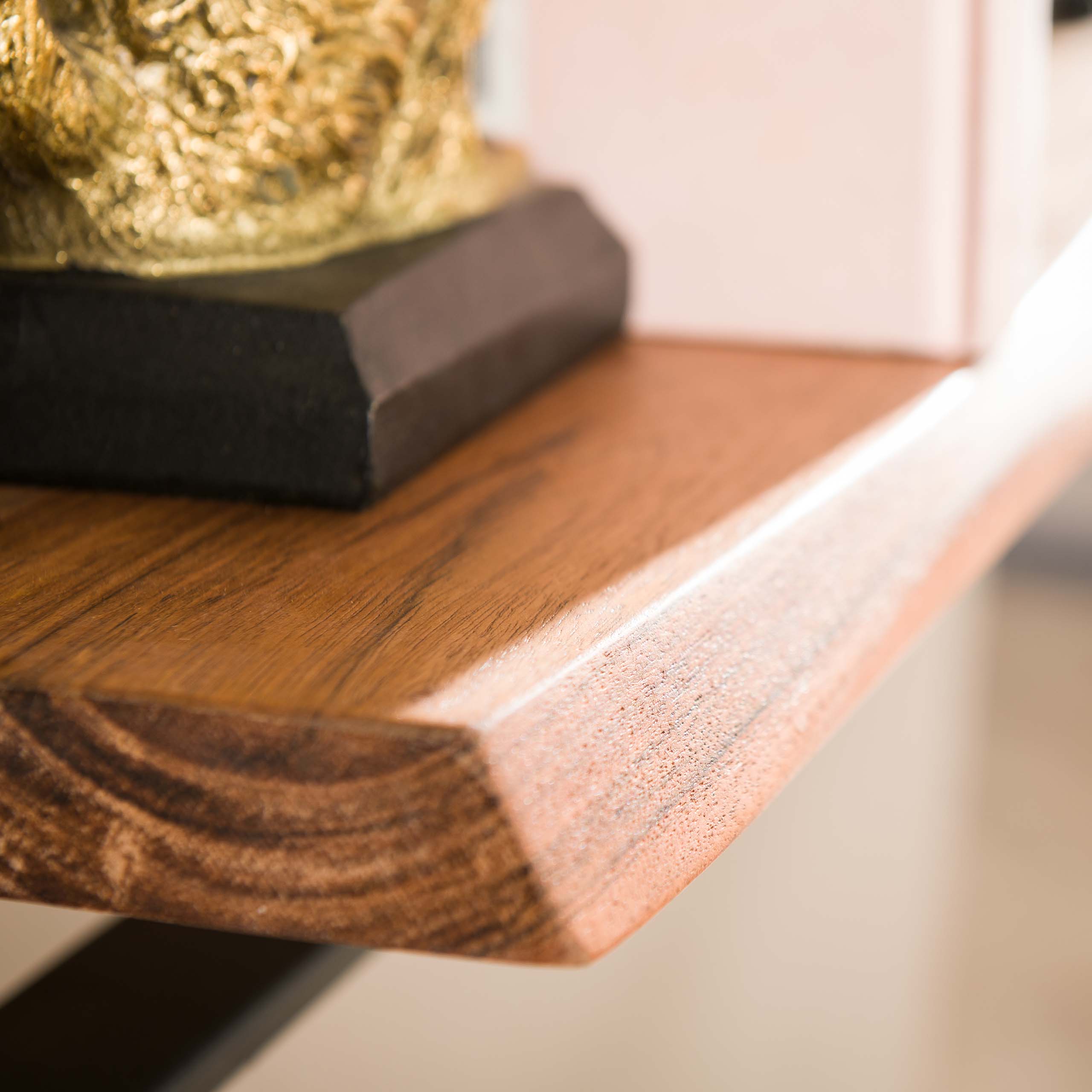 Wall shelf Lean set of 3 - Solid acacia