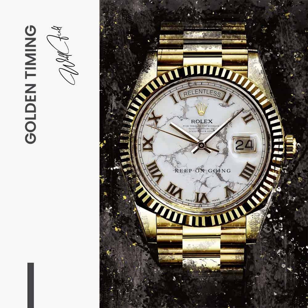 Golden Timing - Glass