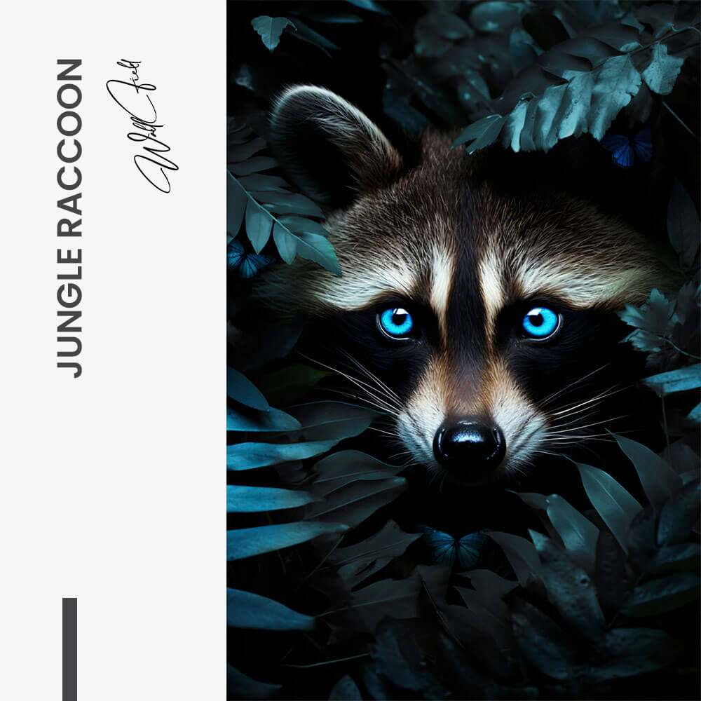 Jungle Raccoon – Vidrio