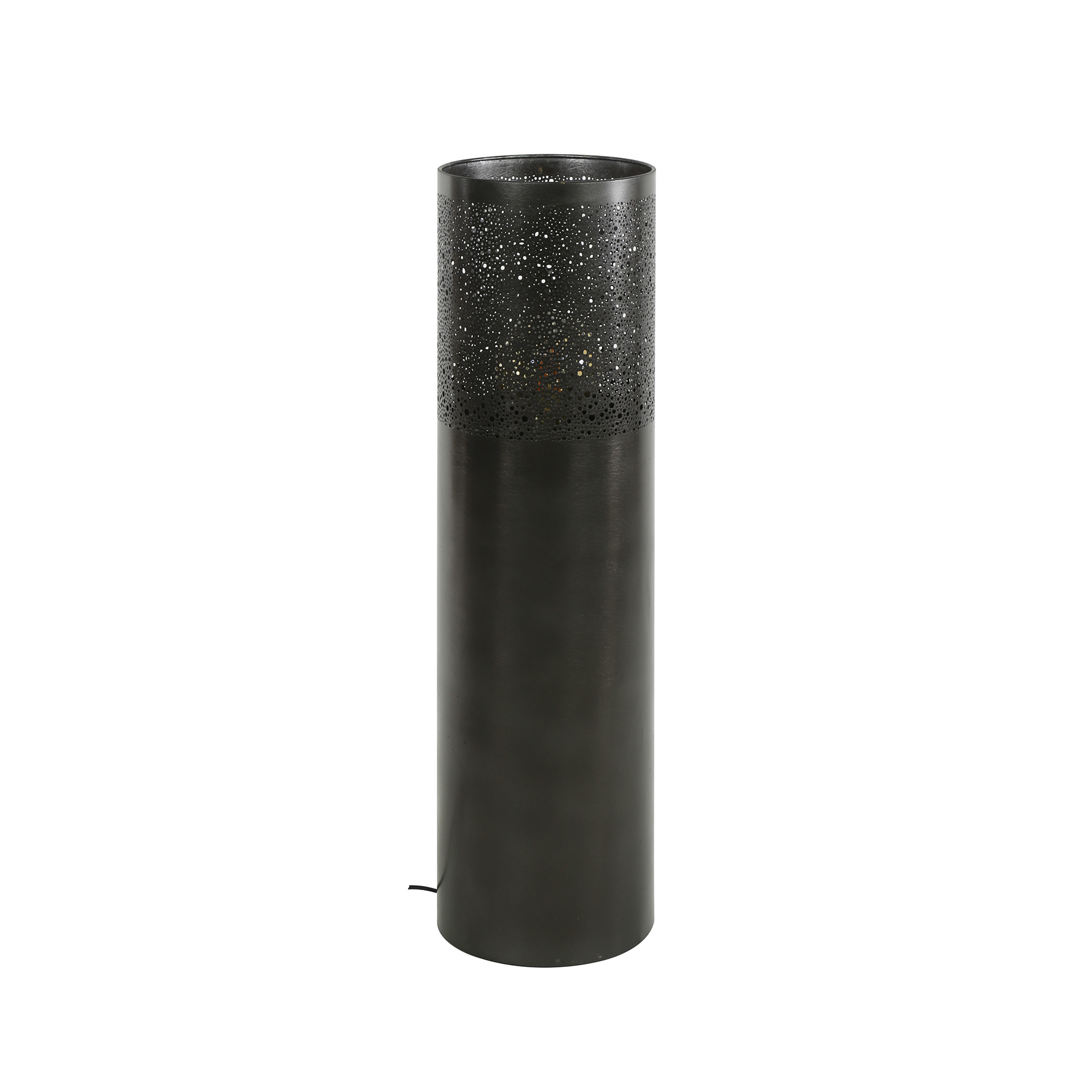 Floor lamp 1-light Cylinder Glow 90 cm - Black nickel