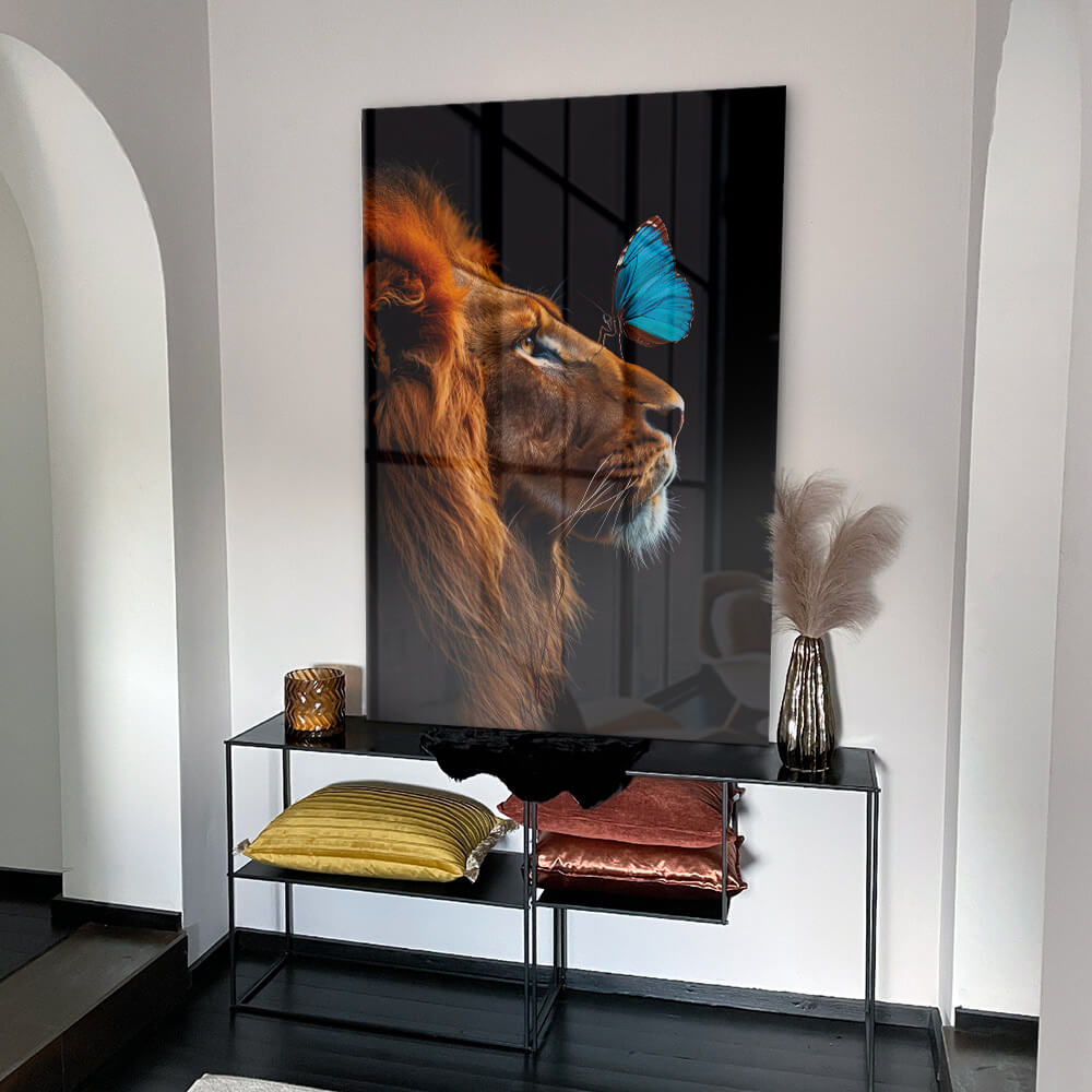 Butterfly Lion – Glass