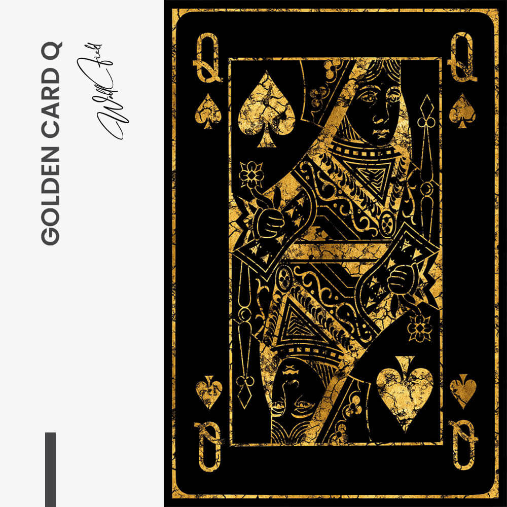 Golden Card Q – Glass