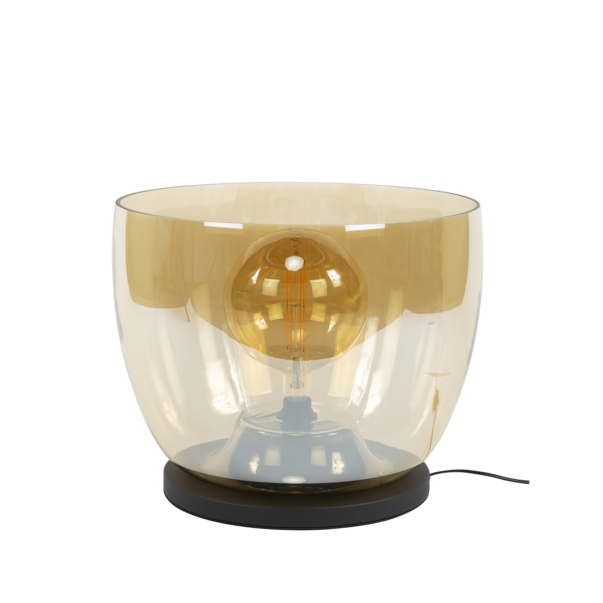 Floor lamp UP XXL 1-light - Amber glass