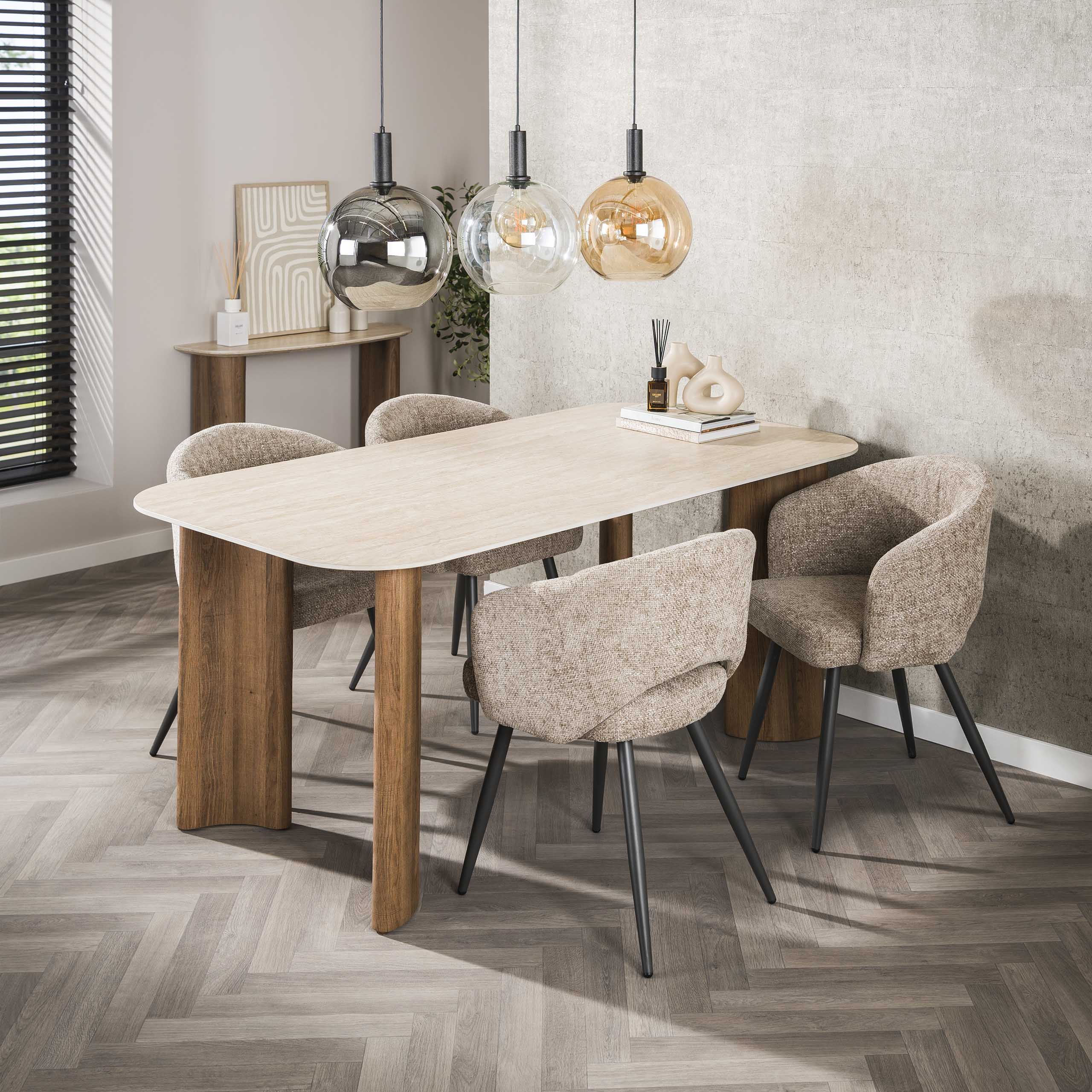 Sillón de salón - empaquetado por 2 - Cargo arena