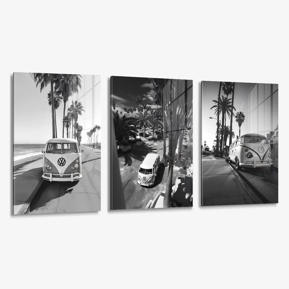 Bundle: "Retro Routes" (3x) – Glass