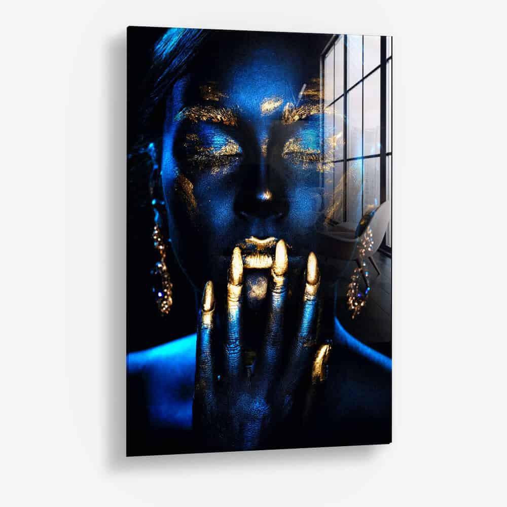 Blue Woman – Glass