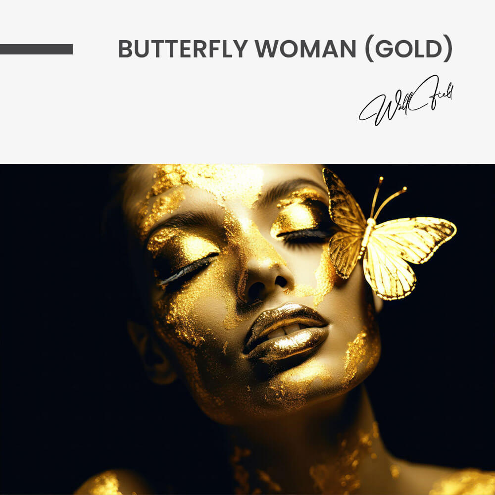 Butterfly Woman (Gold) – Glass