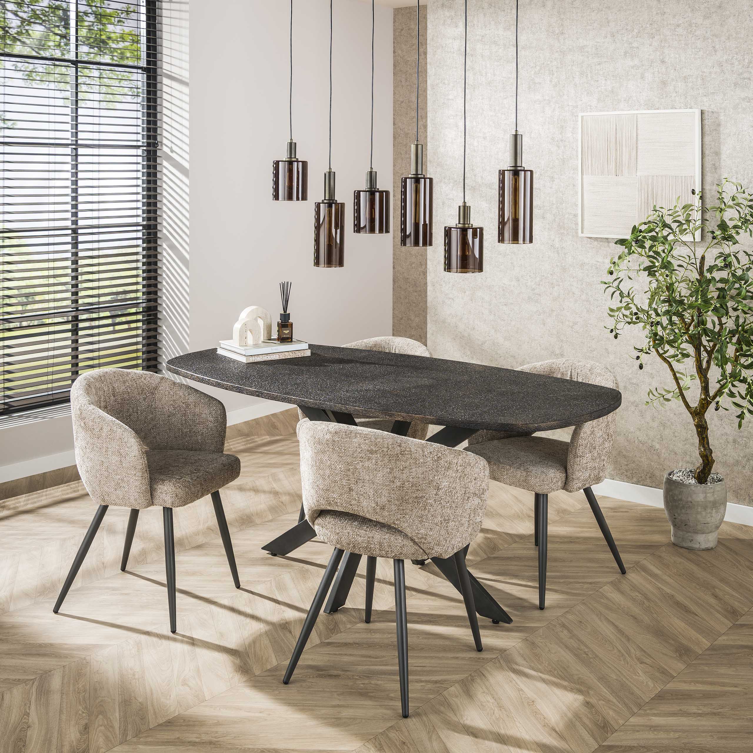 Sillón de salón - empaquetado por 2 - Cargo arena