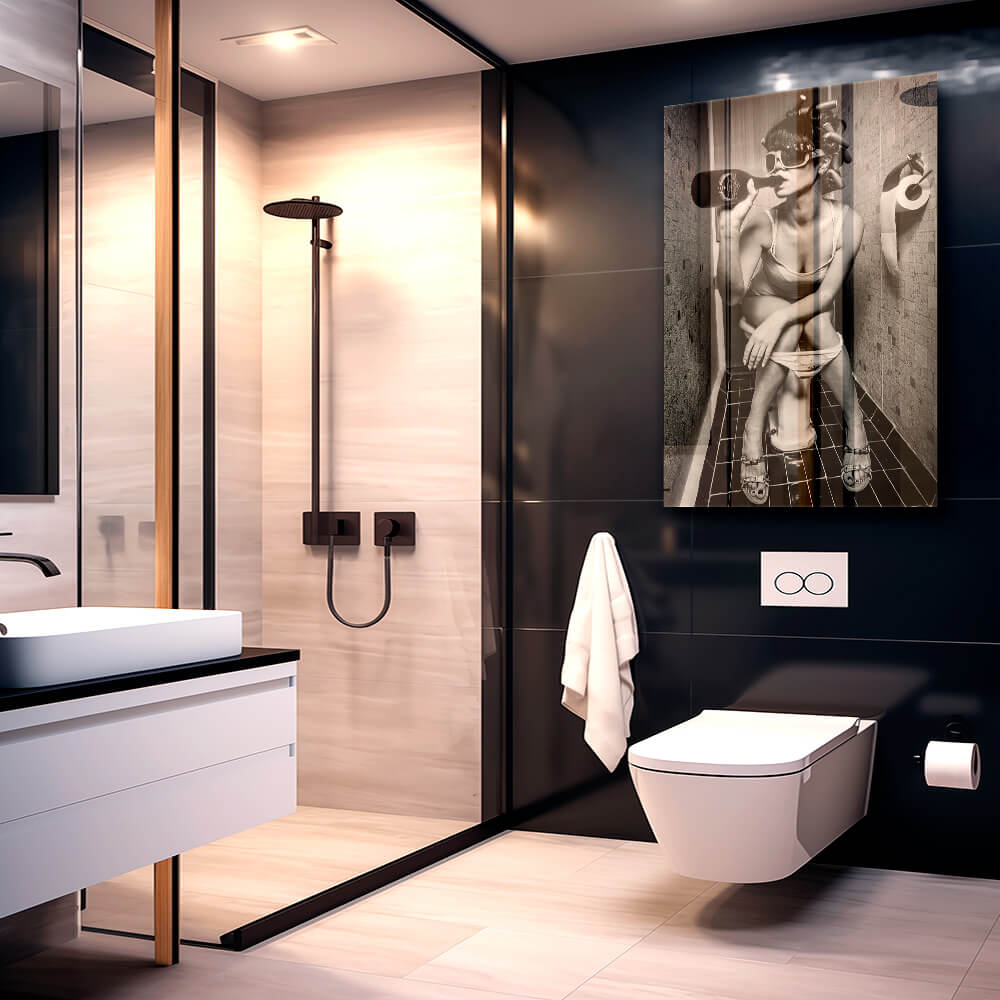 The Restroom II – Vidrio