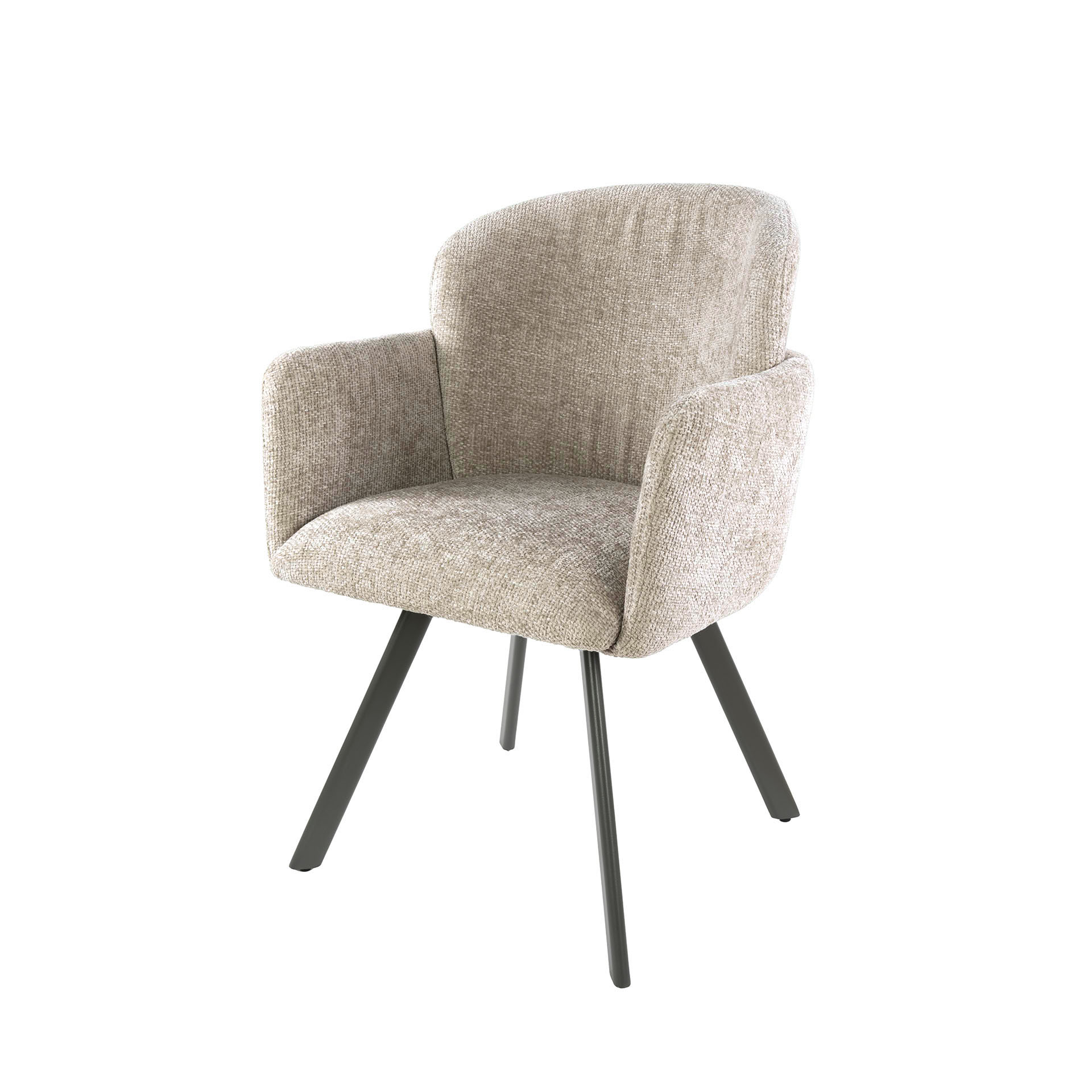 Armchair Embrace rotatable - set of 2 - Hoven sand