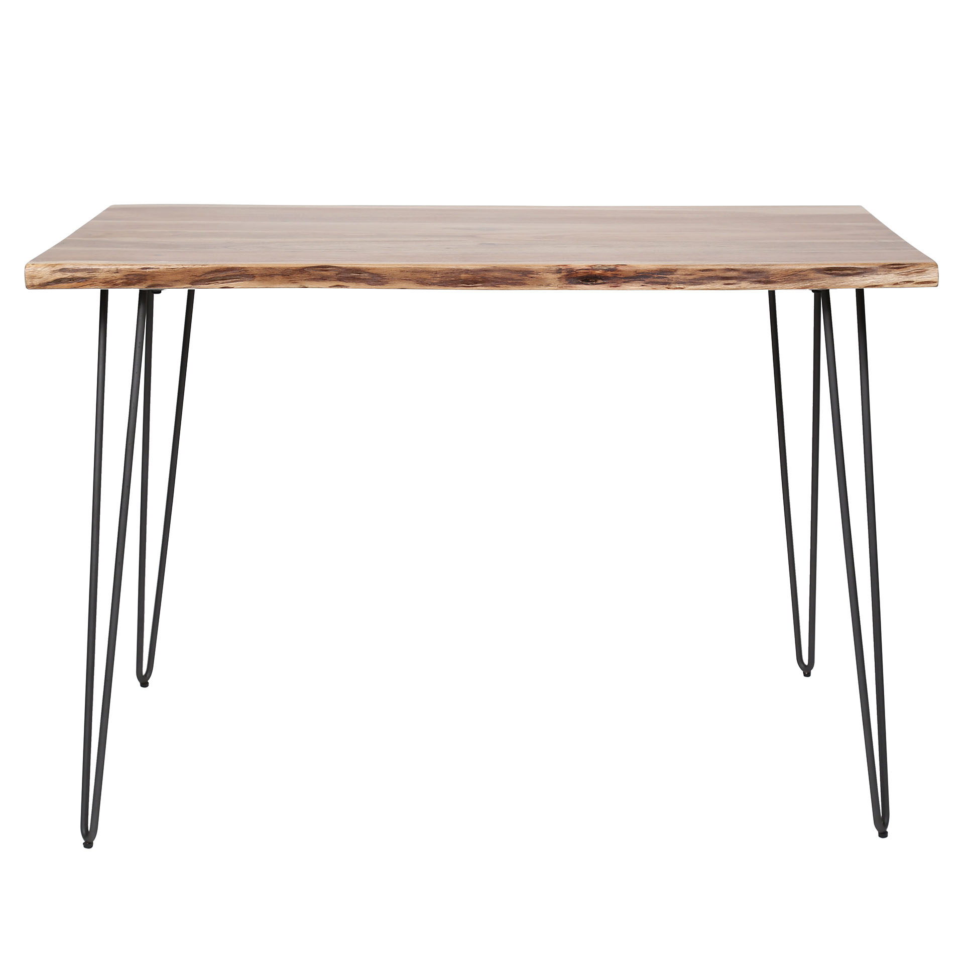 Borde de mesa de bar 130 / Acacia maciza natural