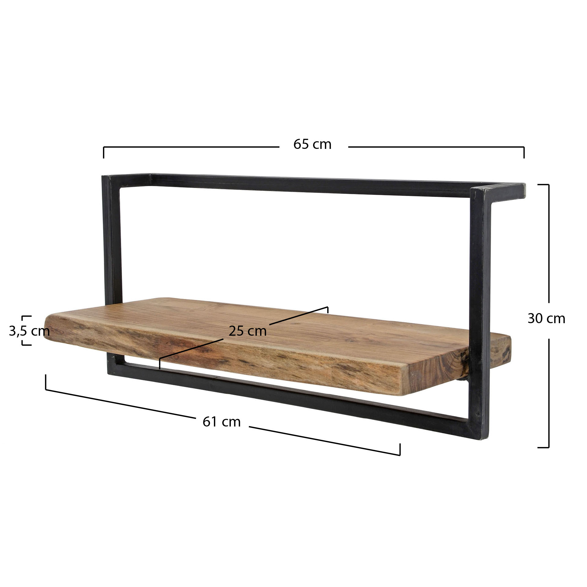 Wall shelf Rivé 65cm