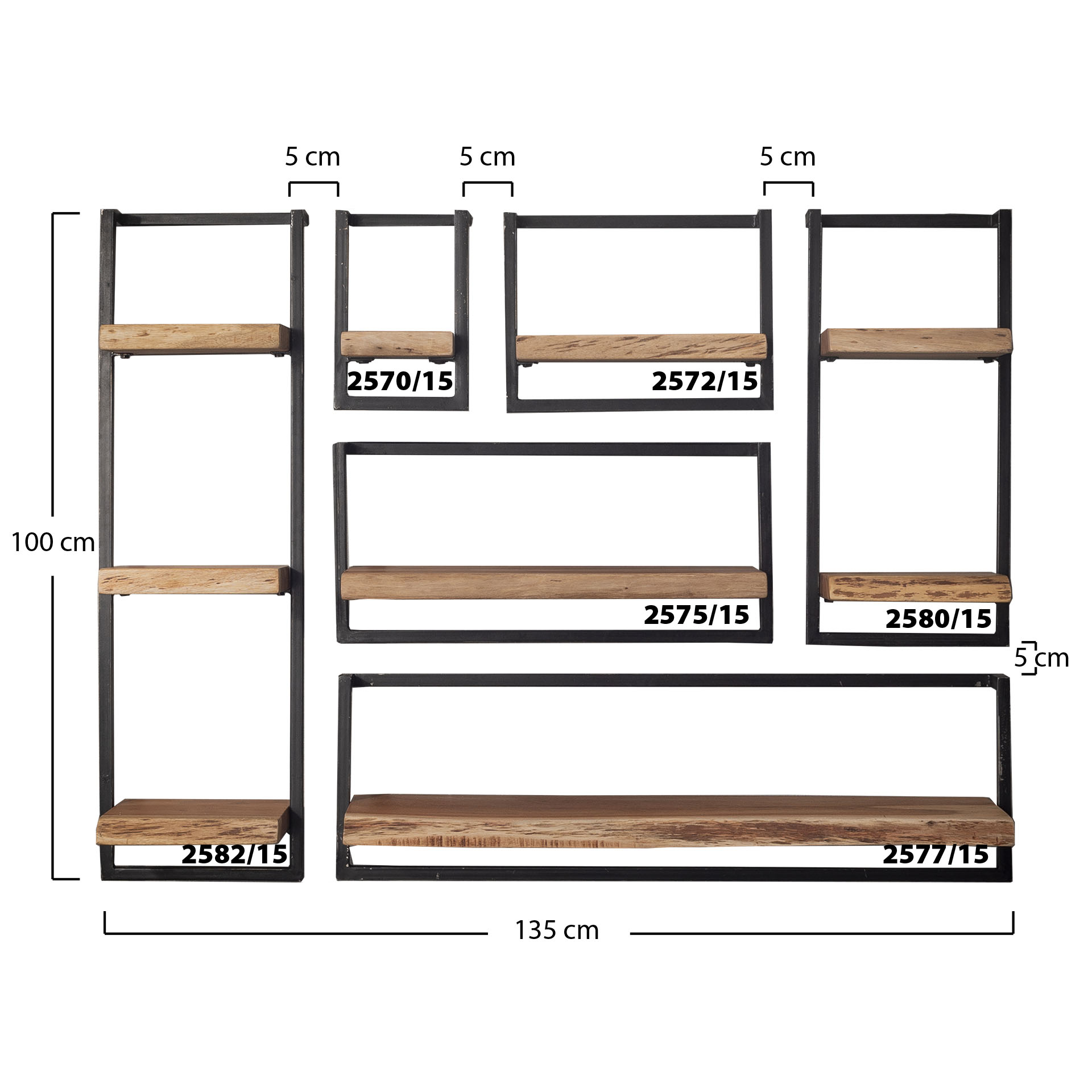 Estante de pared Rivé 40cm