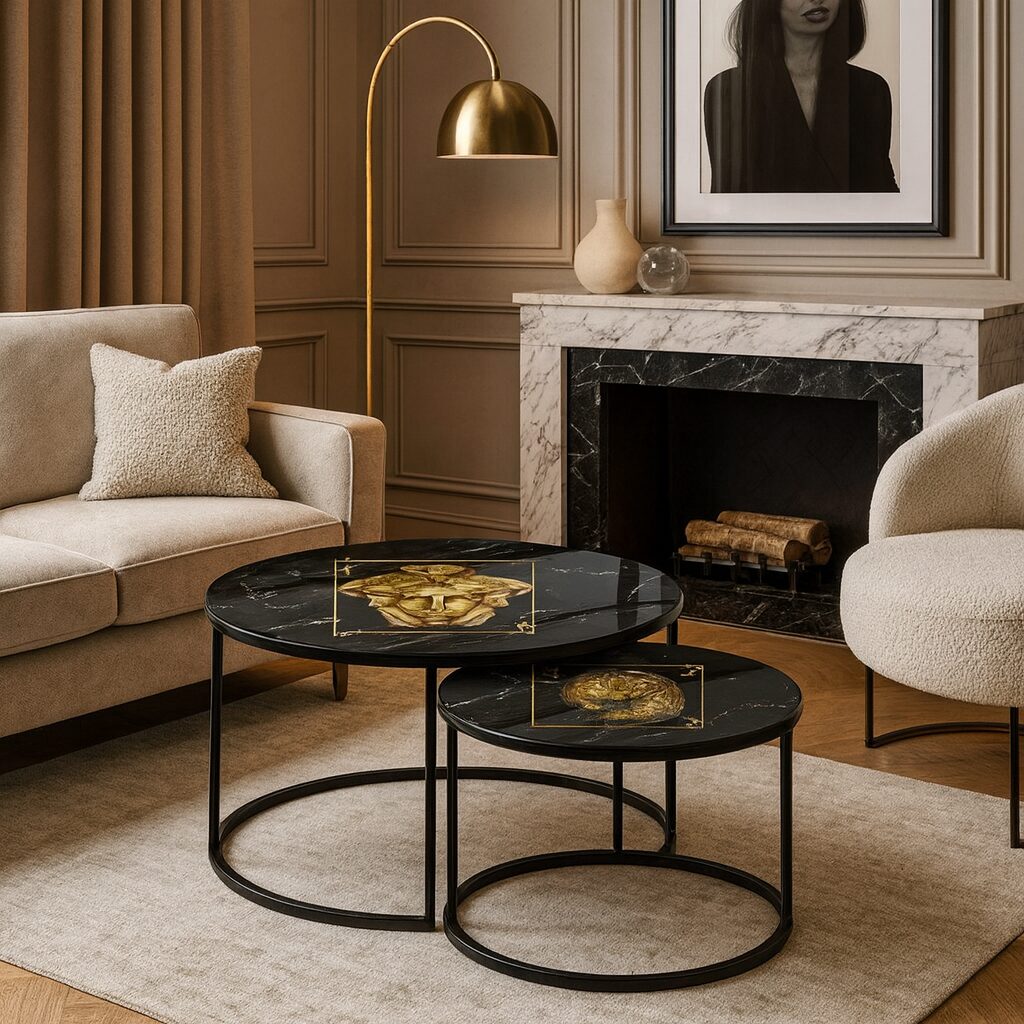 Coffee table Black - Royal Cards