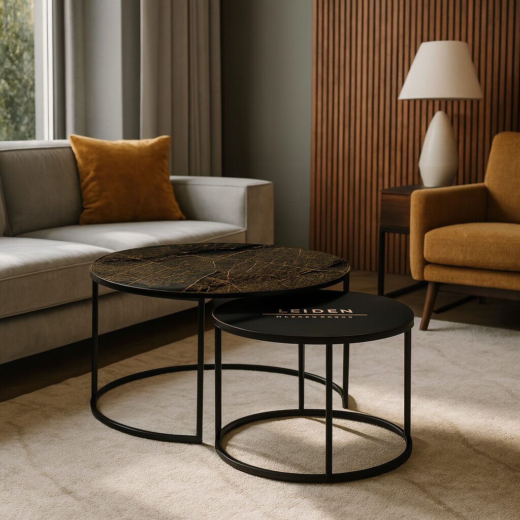 Coffee table Black - Leiden Gold