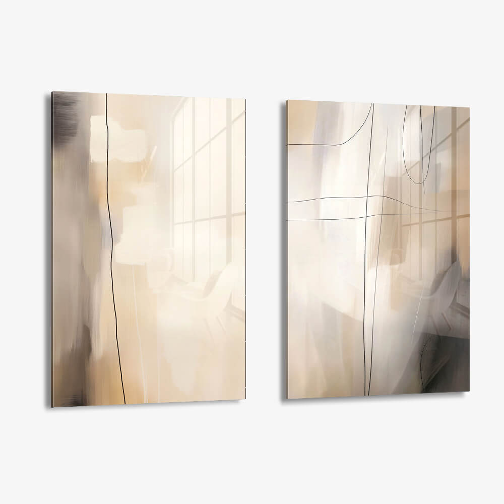 Bundle: "Soft Abstract" (2x) – Vidrio