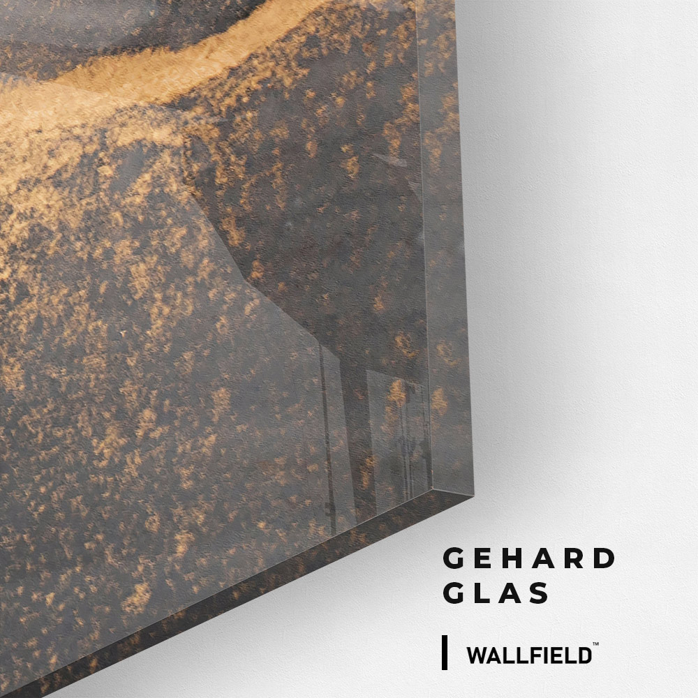Grey & Gold Abstract Marble – Vidrio