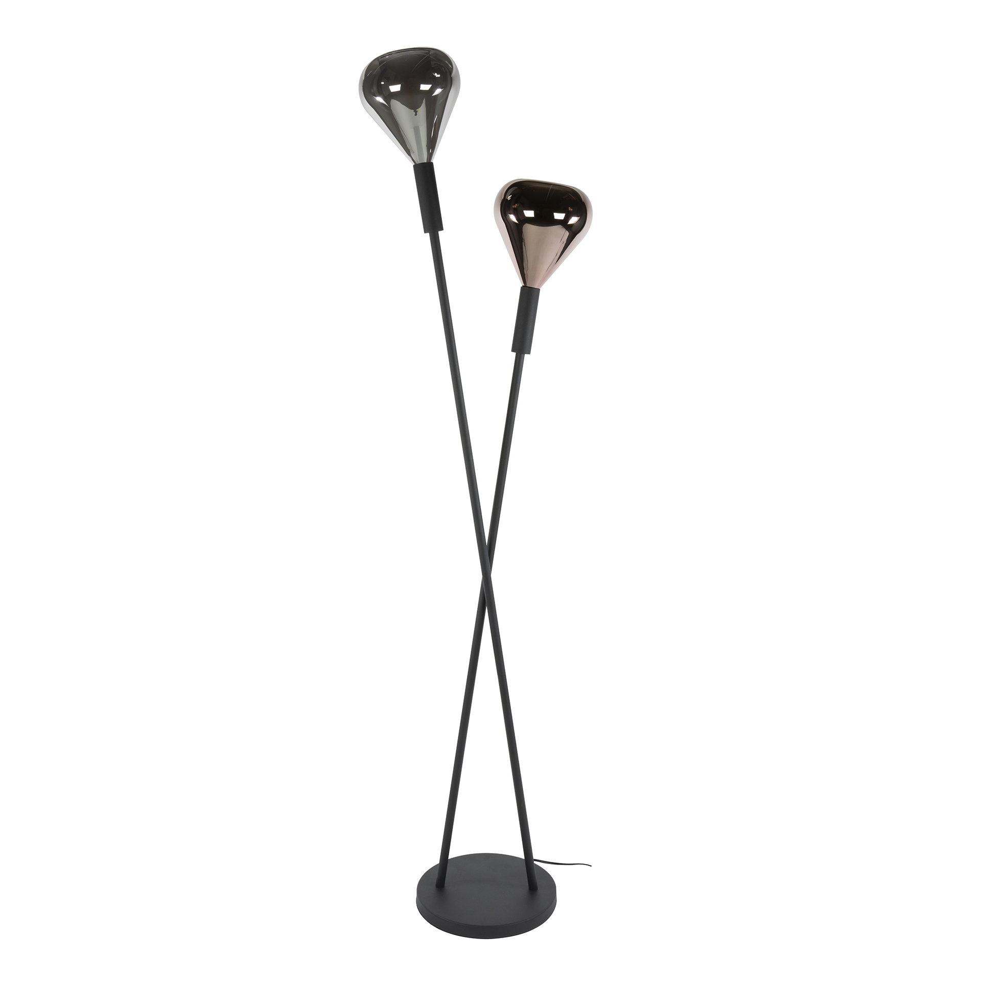 Floor lamp Wings 2-light - Black