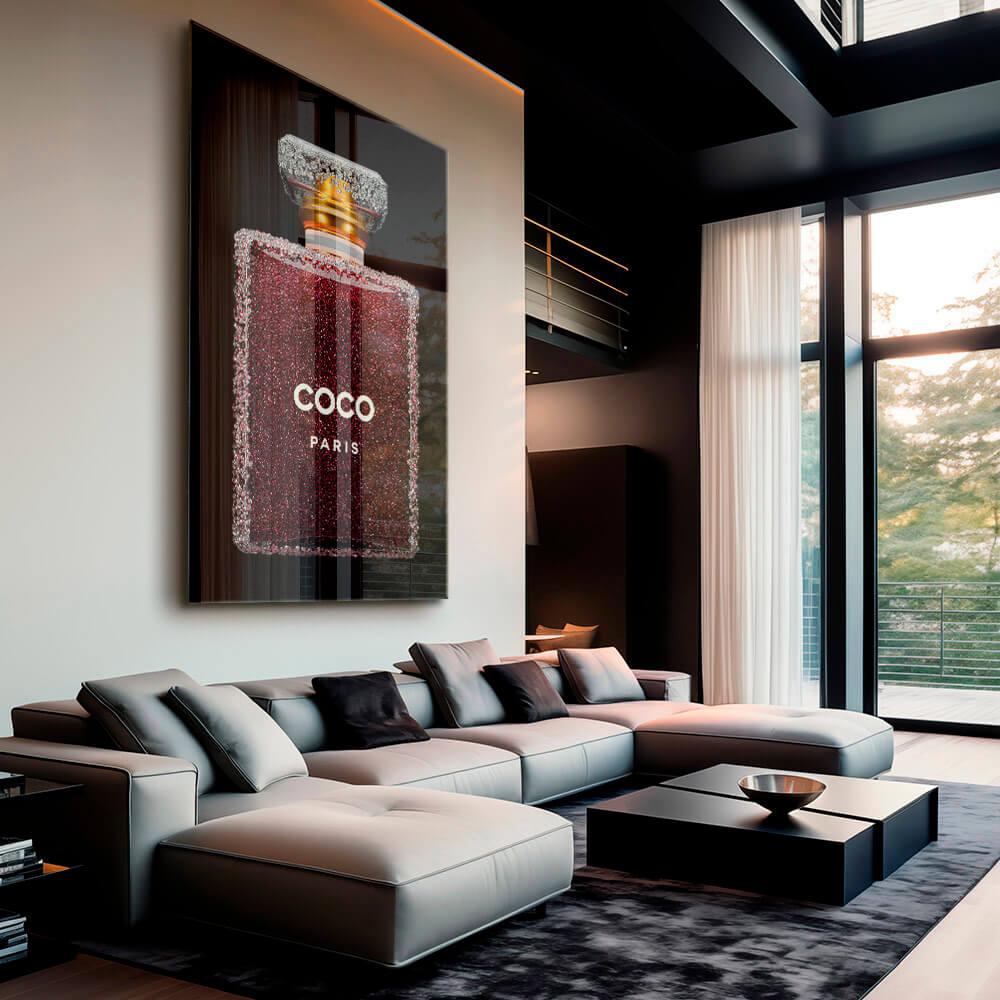 COCO Red Sparkles – Vidrio