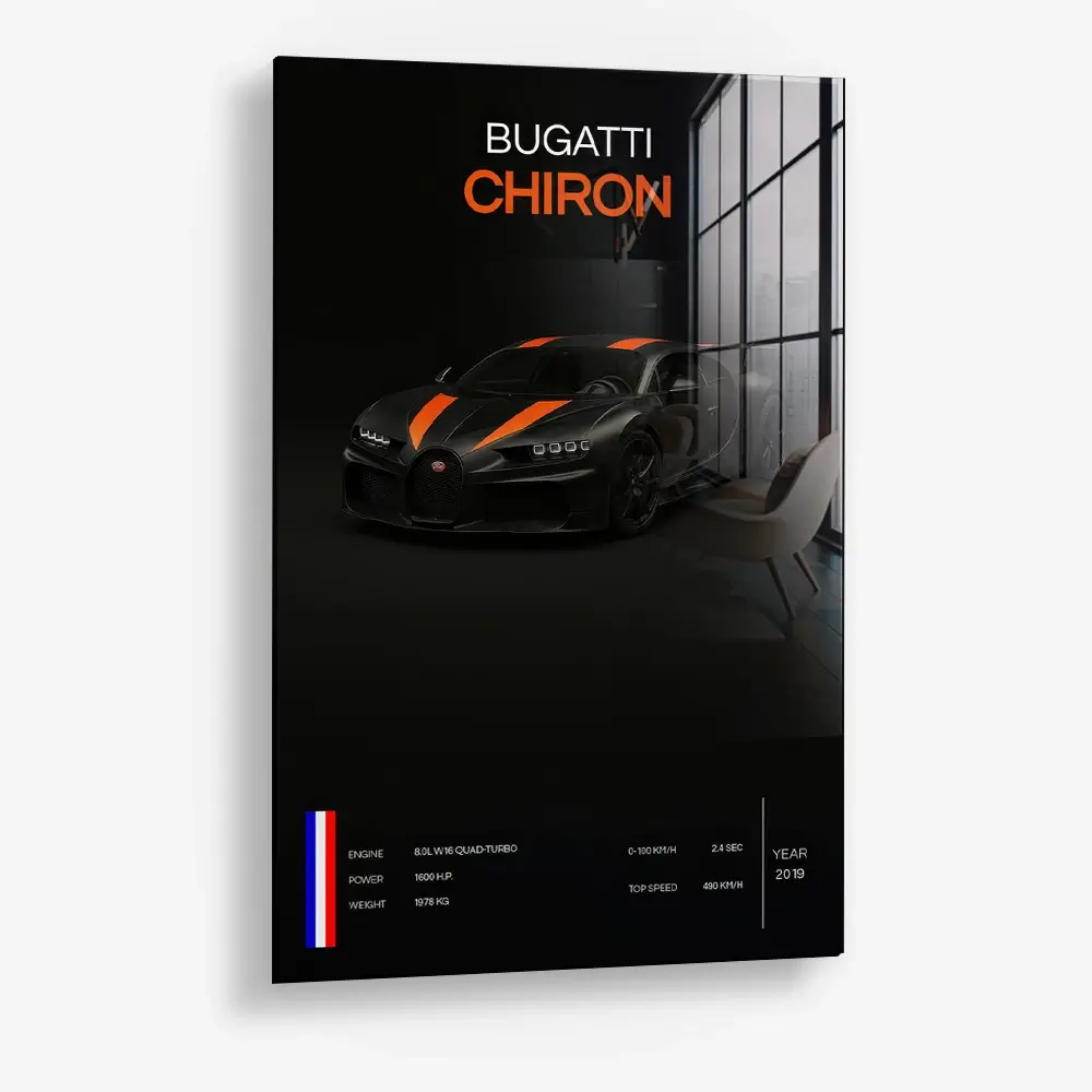 Hypercars – Bugatti Chiron – Glass