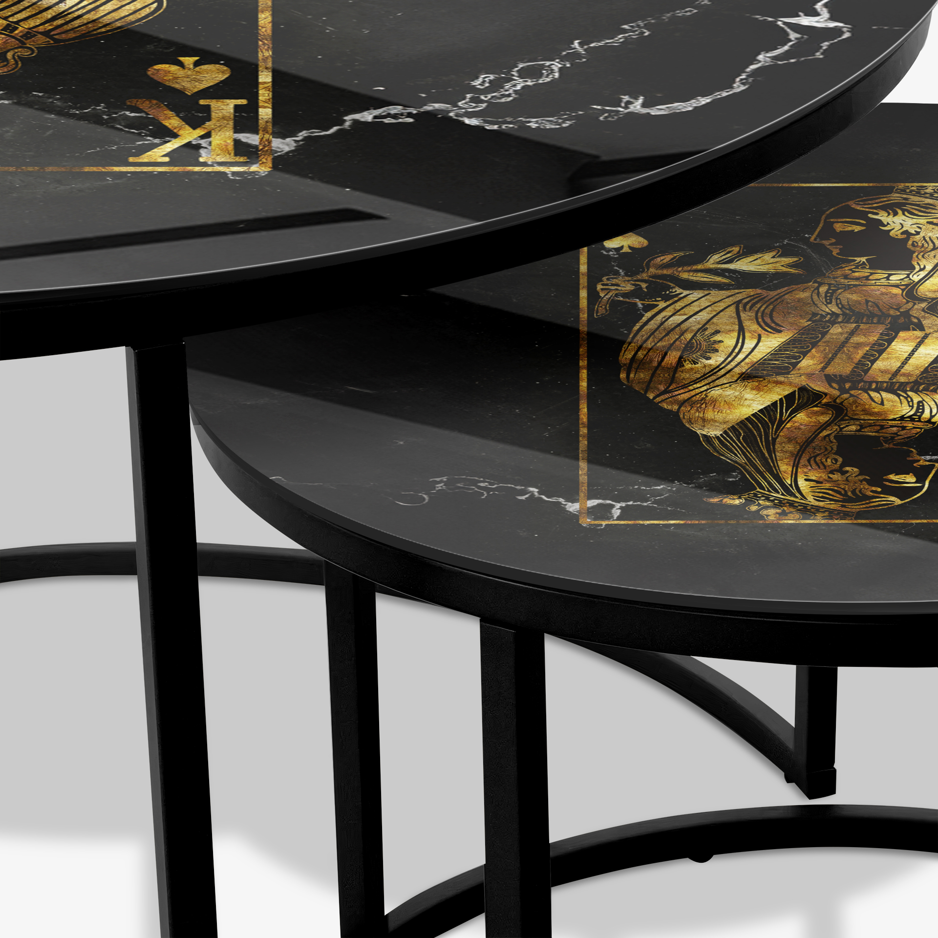 Coffee table Black - Royal Cards