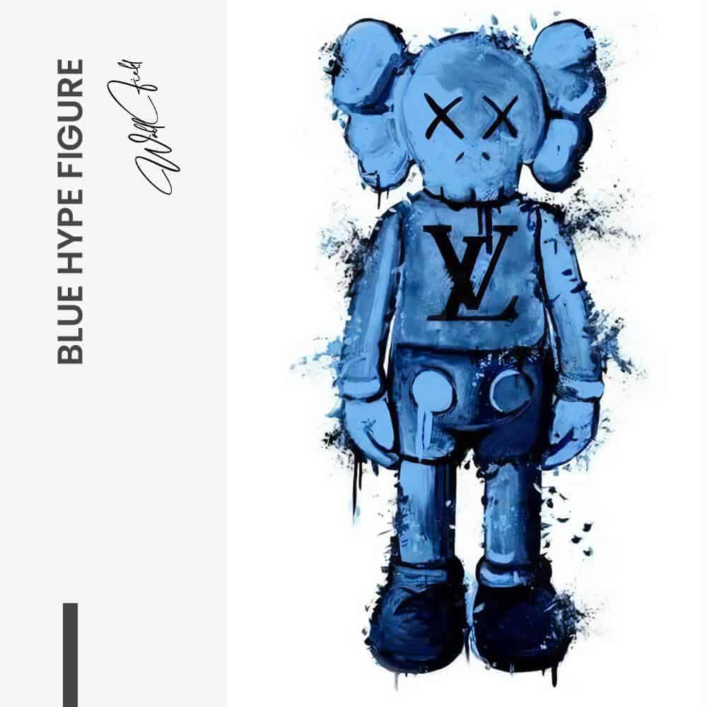 Blue Hype Figure - Glass