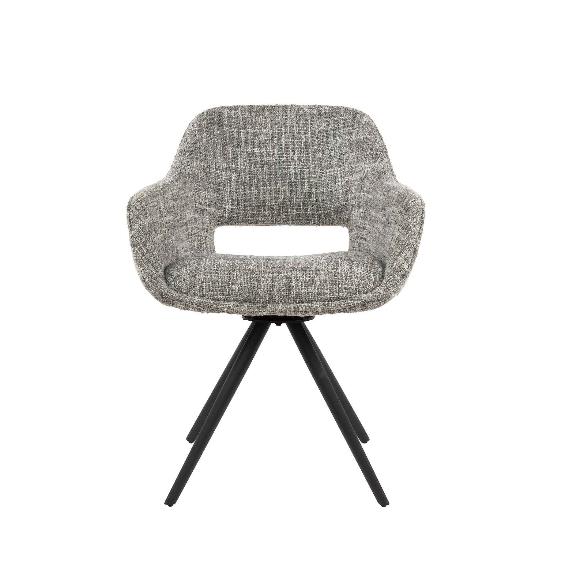 Armchair spring swiveling. VPE2 / Eagle steel gray