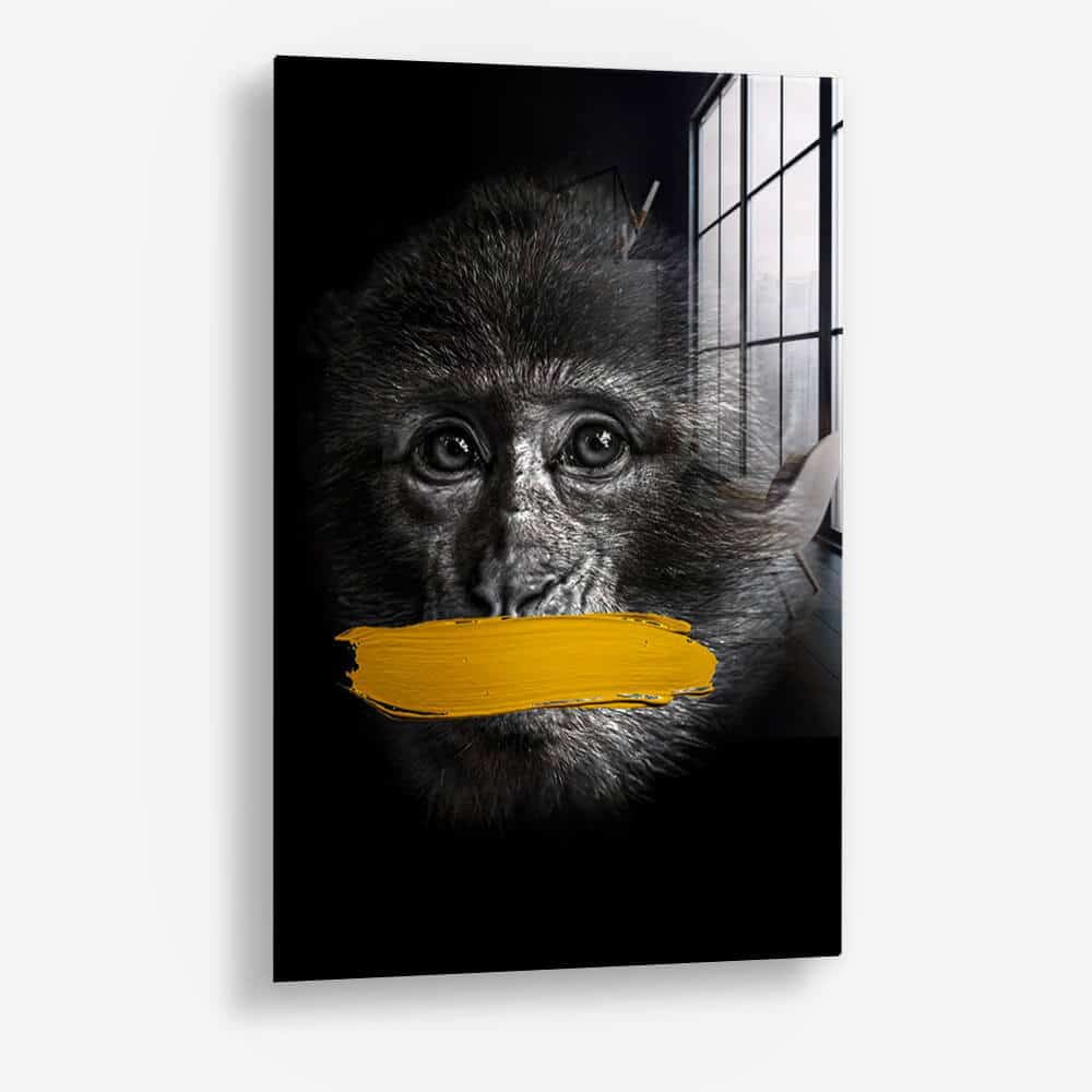 Monkey (speak no evil) - Glass