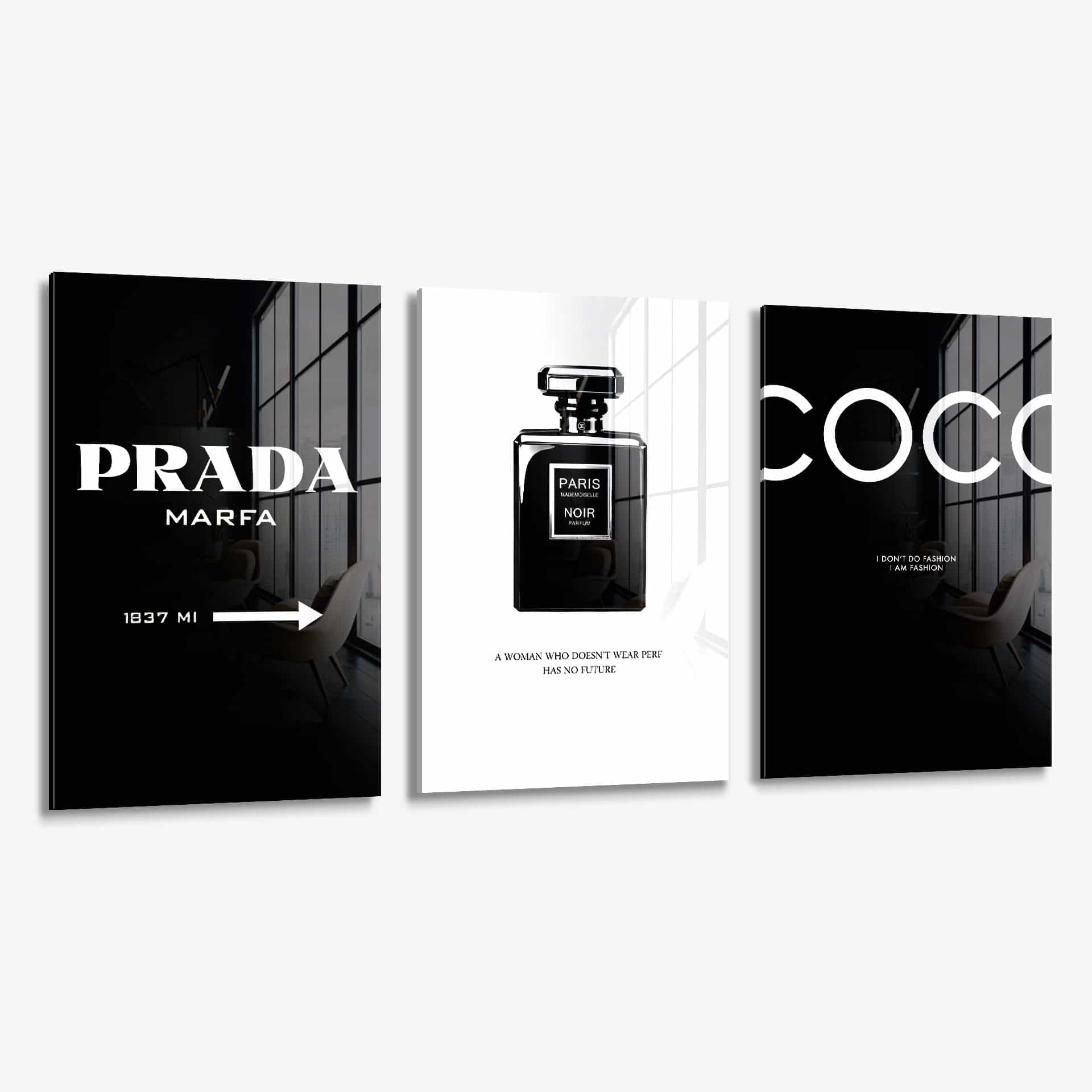 Bundle: Black Fashion (3x) - Glass