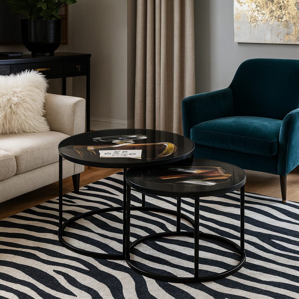 Coffee table Black - N5 Droplet
