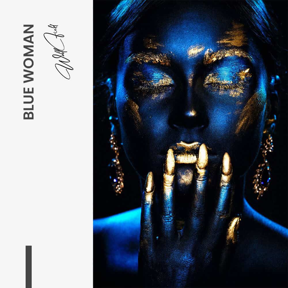 Blue Woman – Vidrio