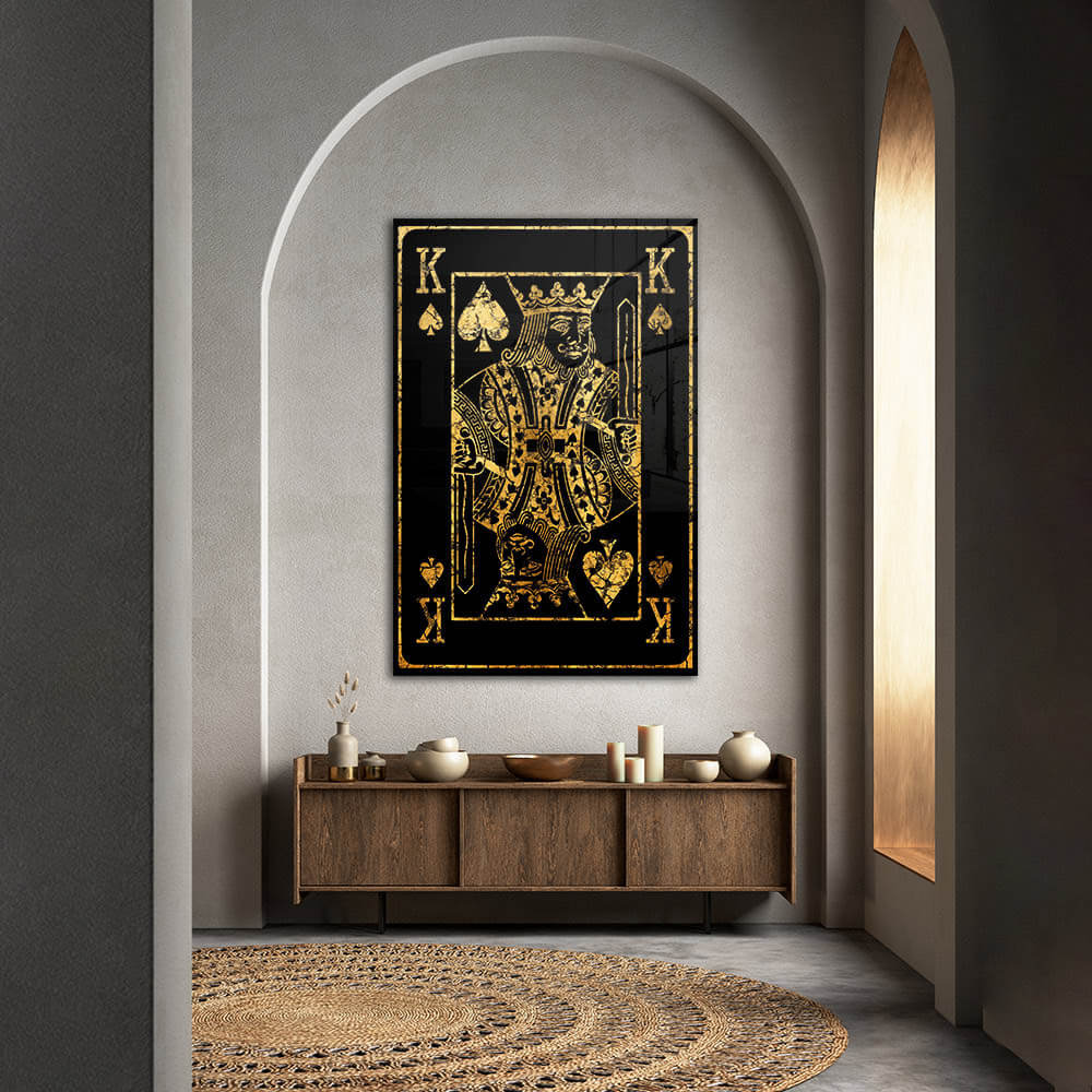 Golden Card K – Vidrio
