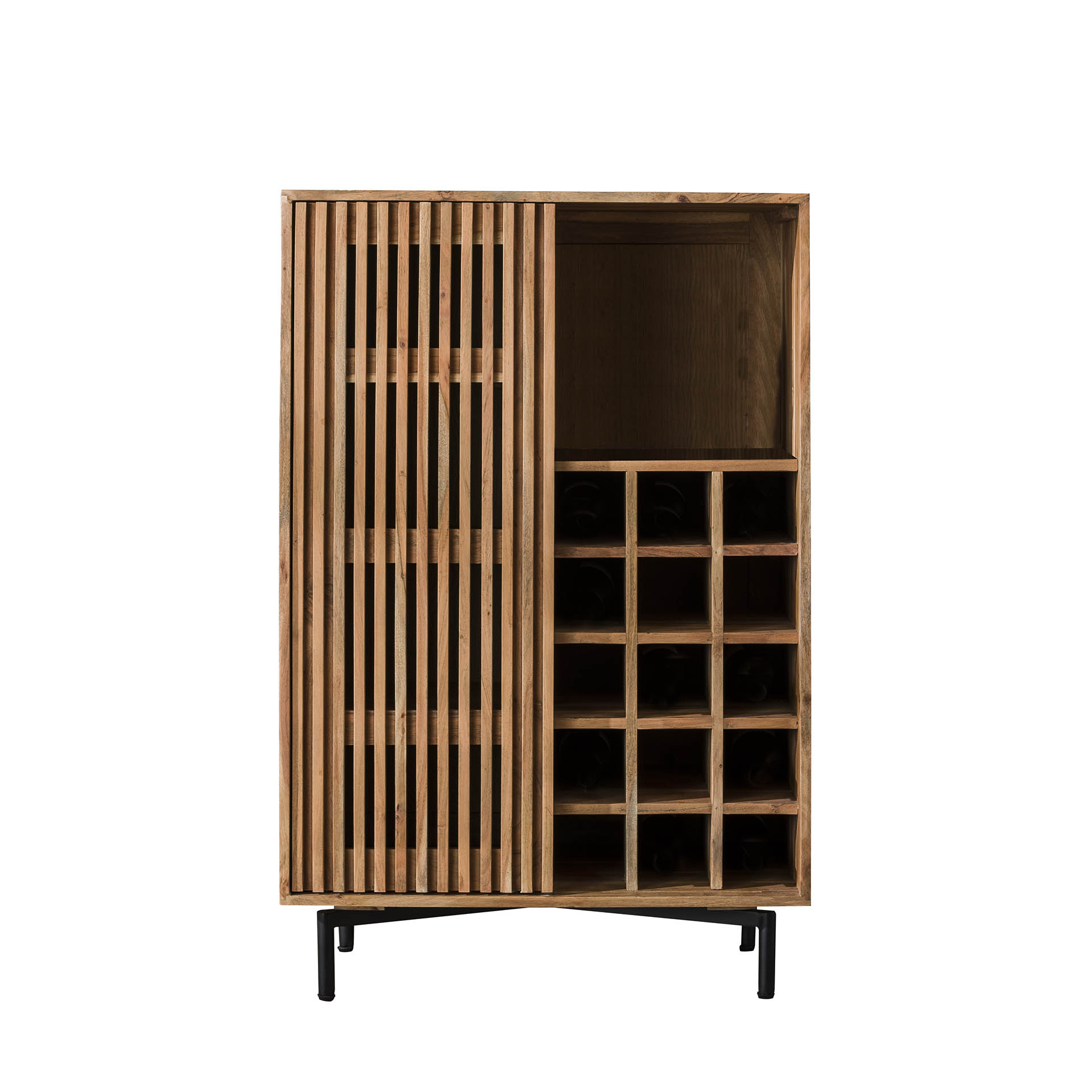 Wine Cabinet Slide - Solid acacia