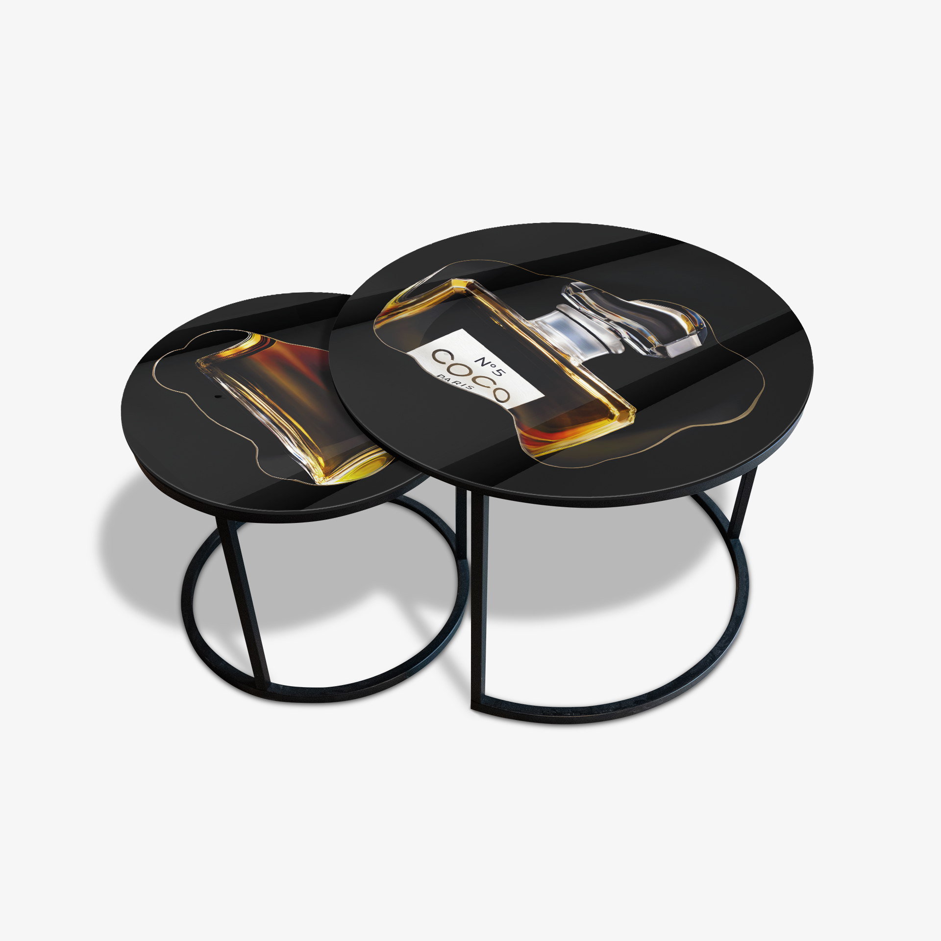 Coffee table Black - N5 Droplet
