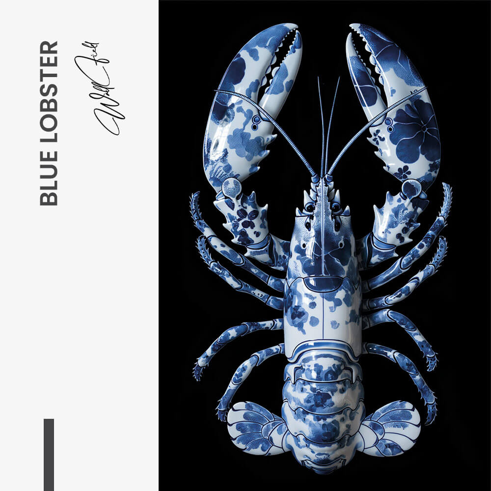 Blue Lobster – Vidrio