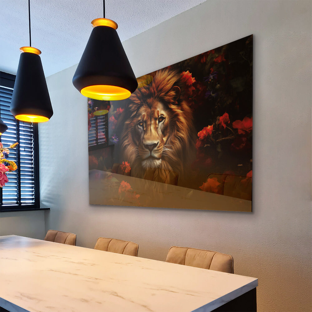 Flower Lion HZ – Vidrio